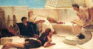 Sir Lawrence Alma-Tadema - A Reading from Homer