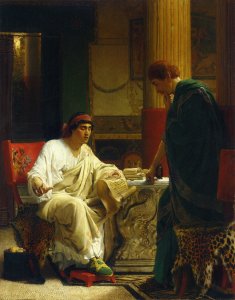 Vespasian Hearing from One of His Generals of the Taking of Jerusalem by Titus