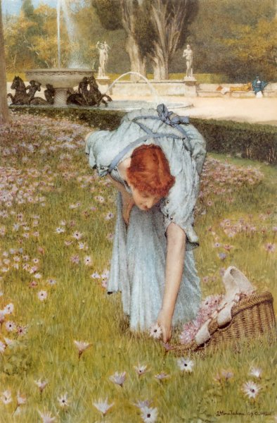 Flora (or Spring in the Gardens of the Villa Borghese)